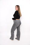 ''PLUSSIZE'' WIDE LEG JEANS 871-16 - GREY