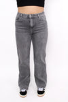 ''PLUSSIZE'' WIDE LEG JEANS 871-16 - GREY