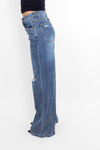 WIDE LEG JEANS 742 - MID DENIM