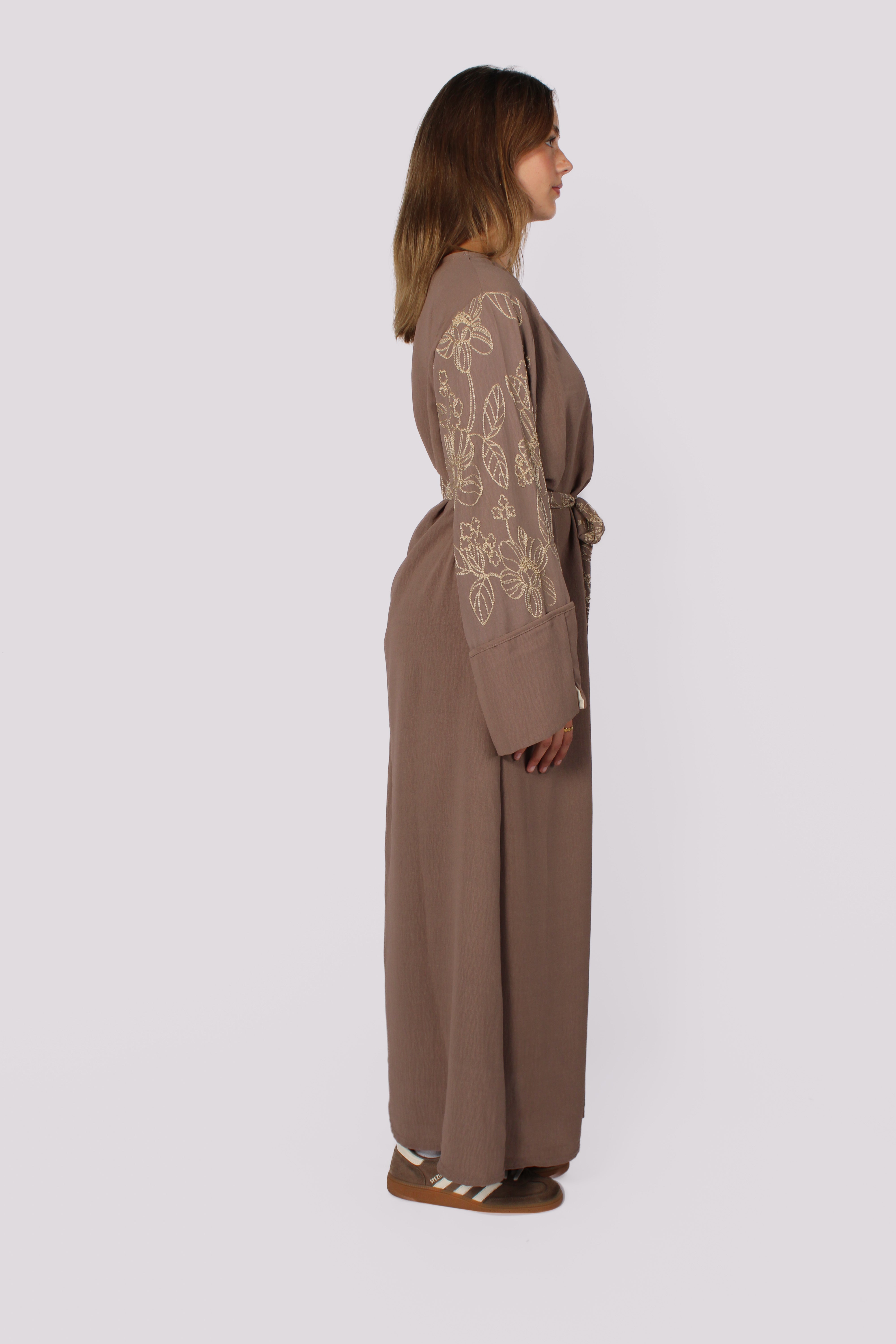 SAFA DRESS - TAUPE