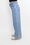 ''PETITE'' WIDE LEG JEANS 3586 - DENIM