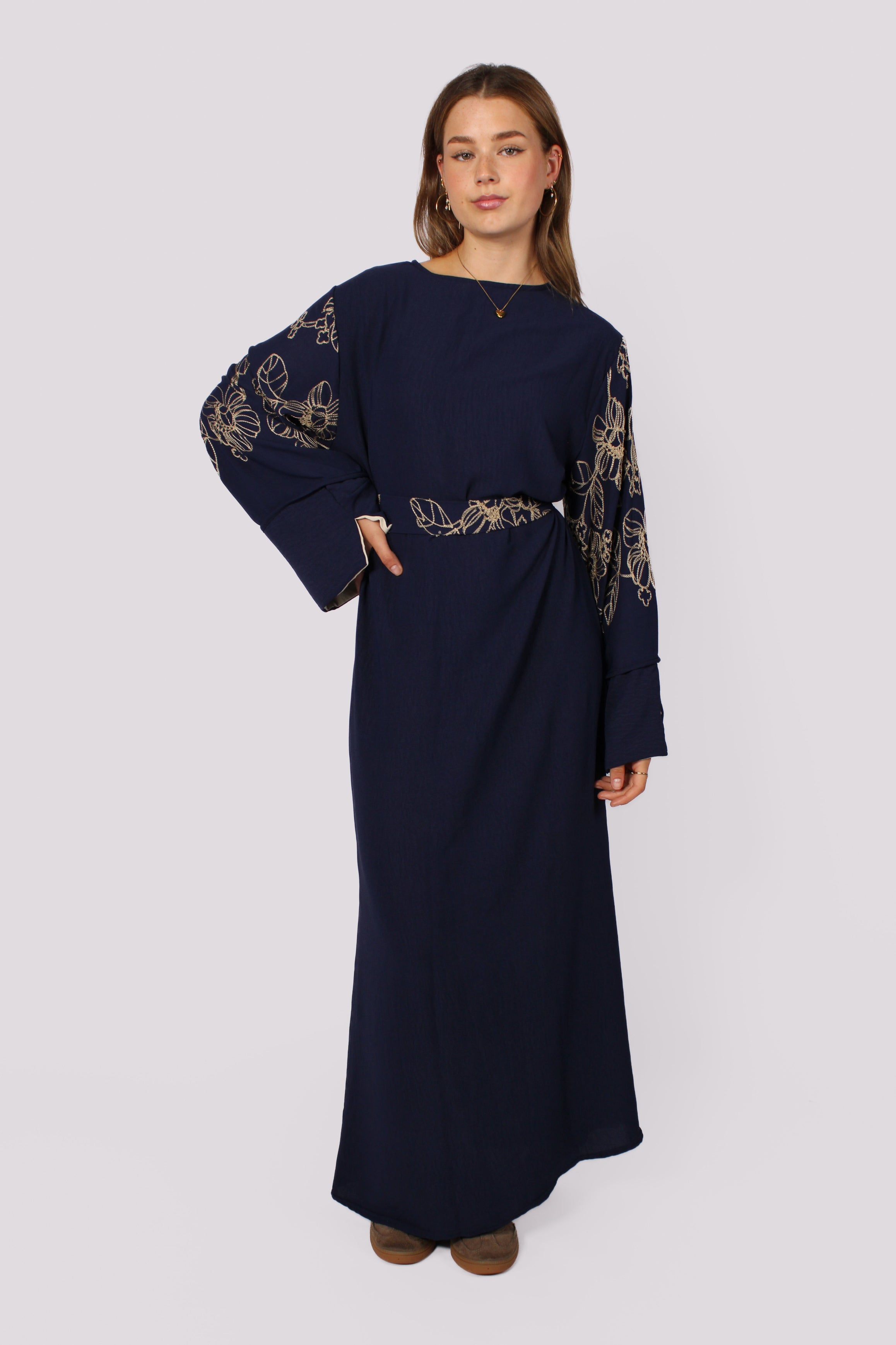 SAFA DRESS - NAVY