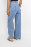 ''PETITE'' WIDE LEG JEANS 3586 - DENIM