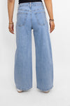 ''PETITE'' WIDE LEG JEANS 3586 - DENIM