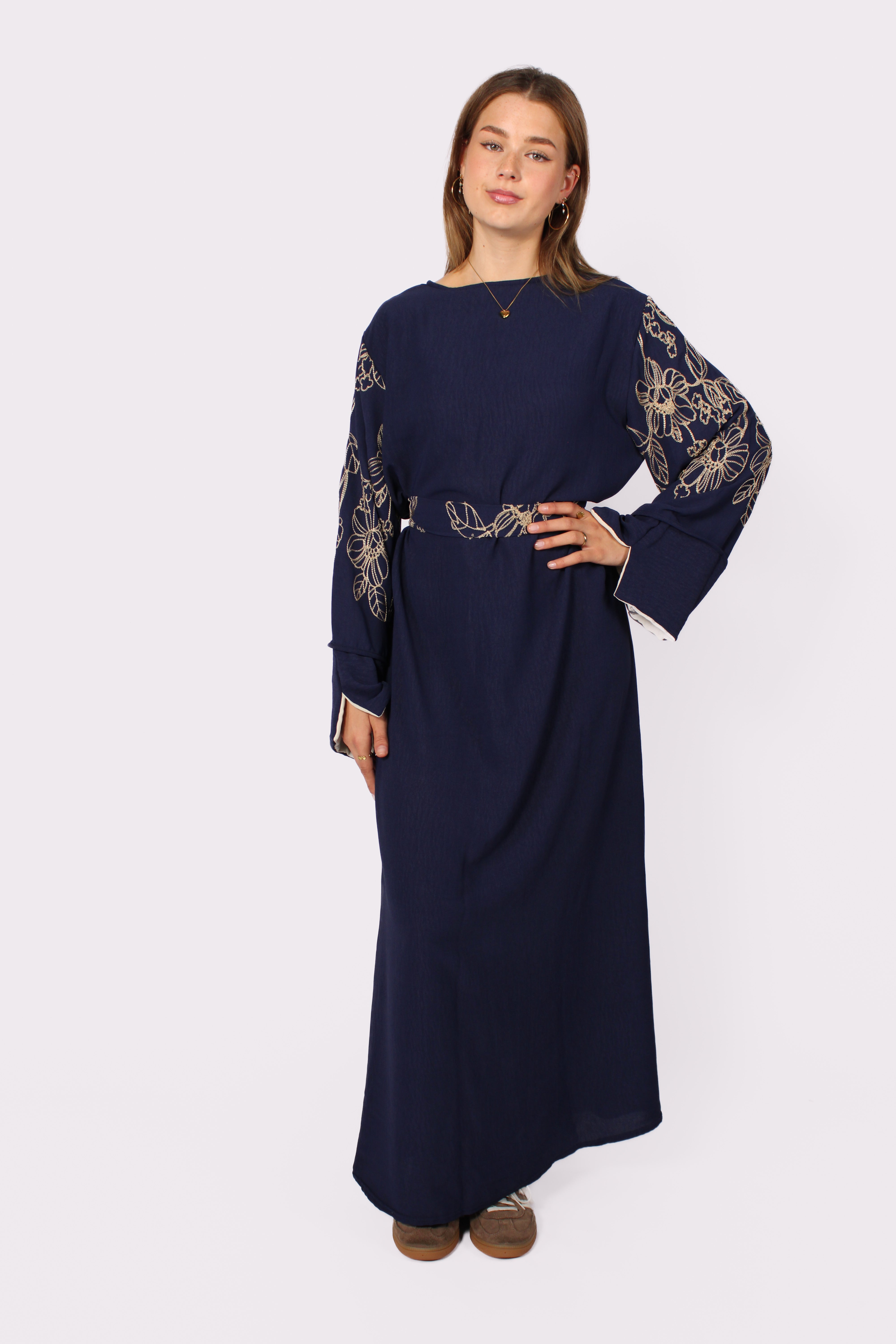 SAFA DRESS - NAVY