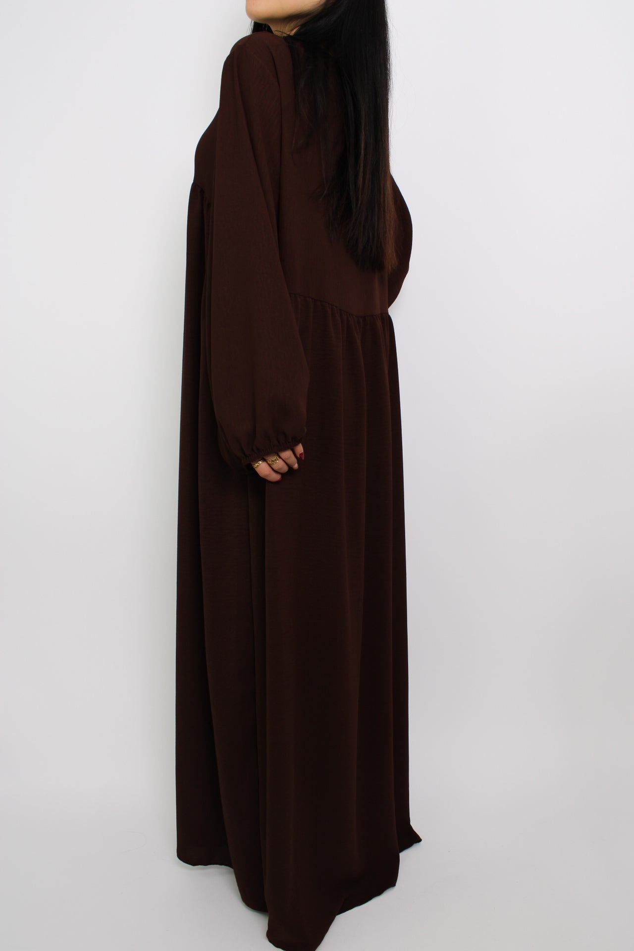 SAFA DRESS - BROWN