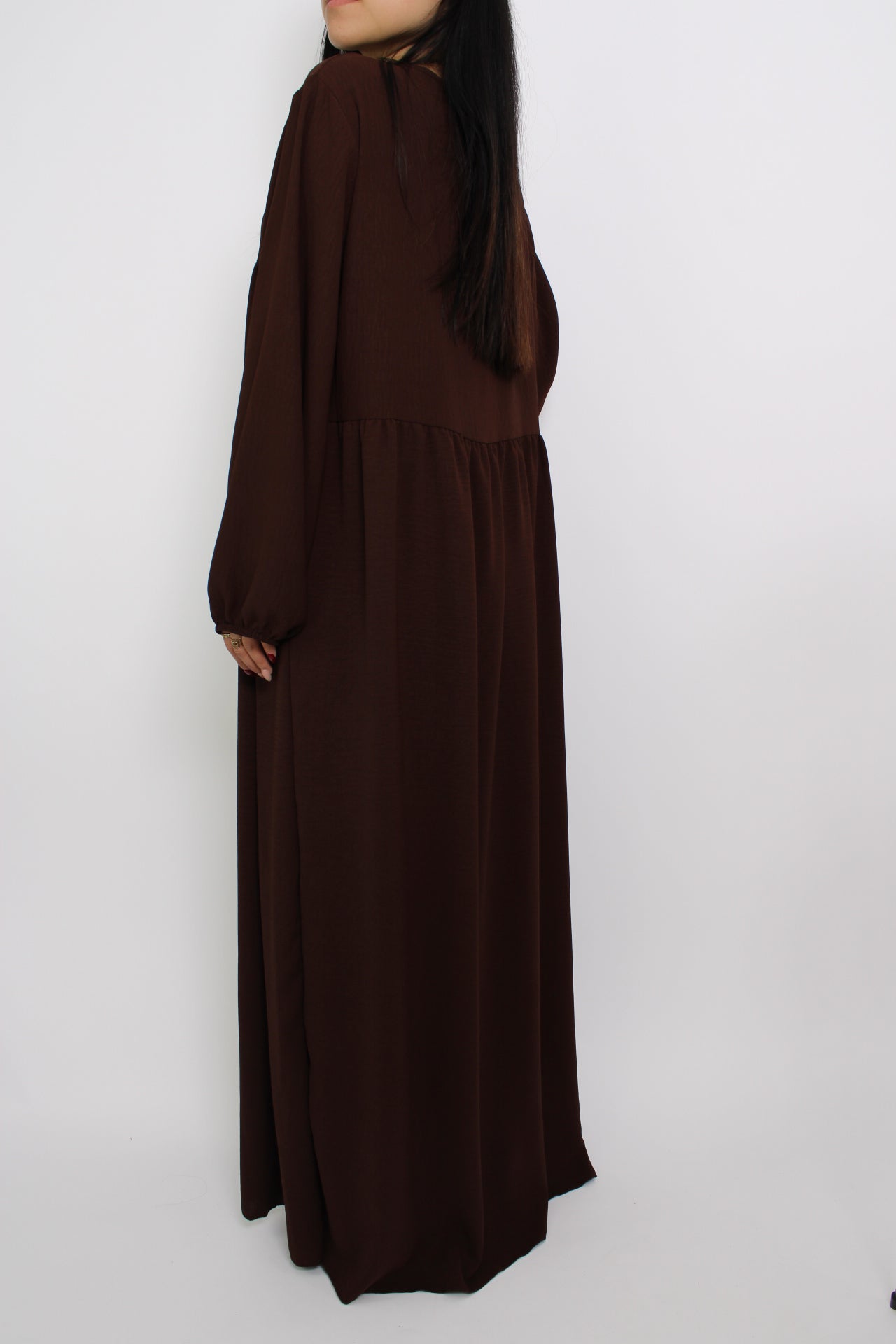 SAFA DRESS - BROWN
