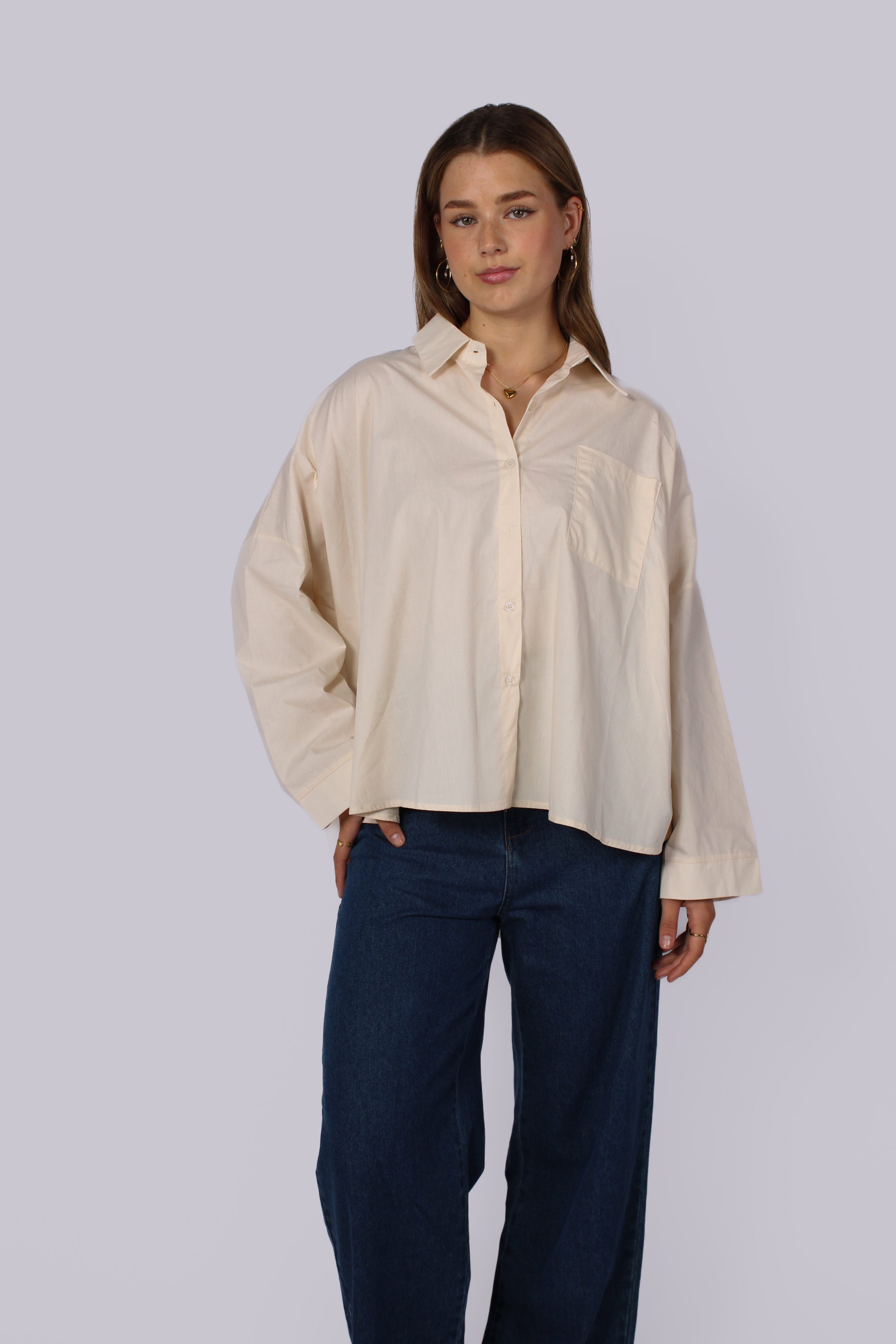 NURA BLOUSE - BEIGE