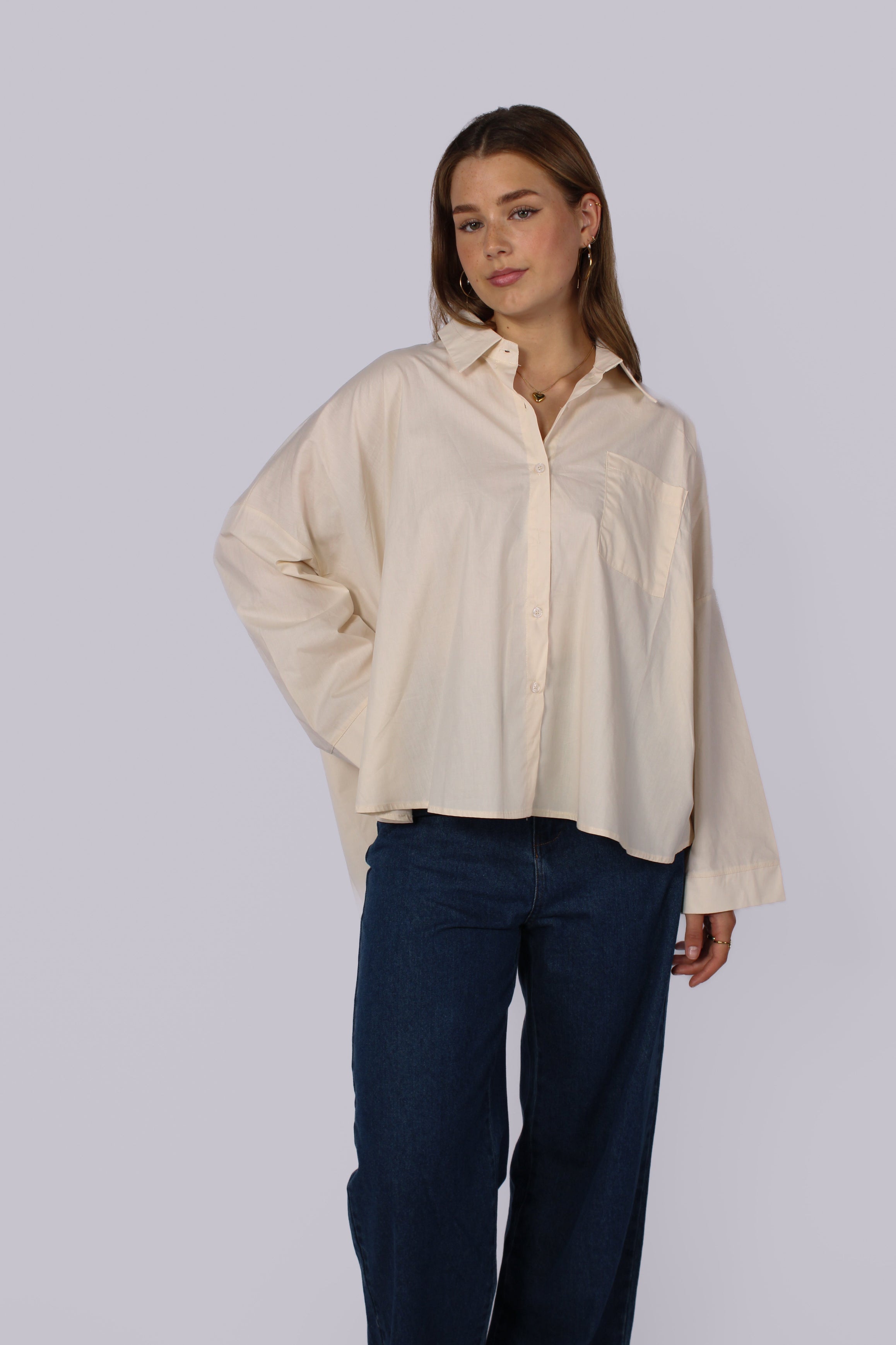 NURA BLOUSE - BEIGE