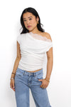 OLIVIA LACE TOP - WHITE