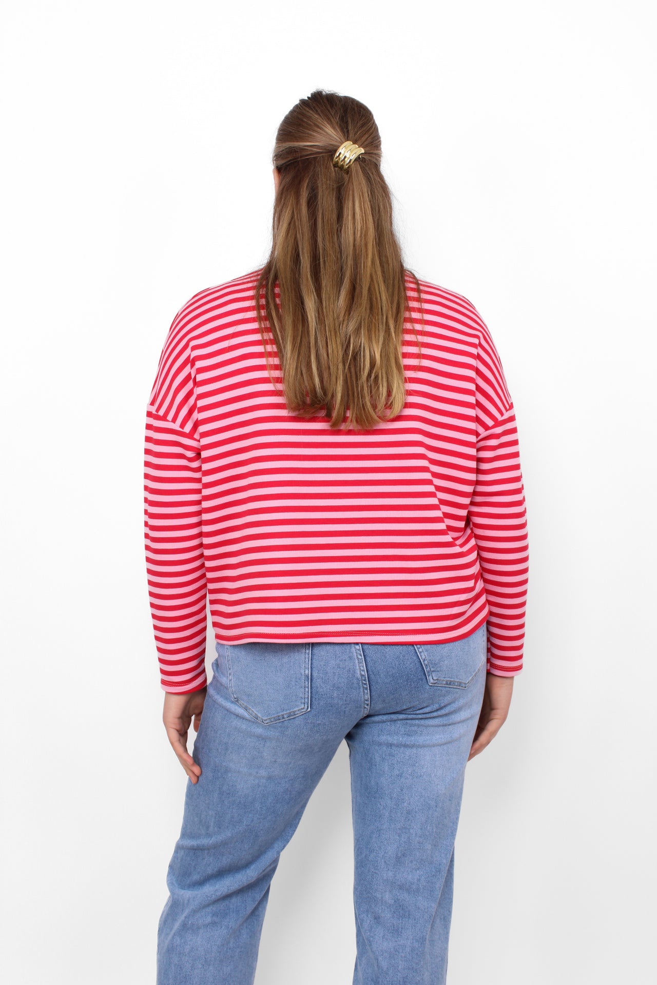 STRIPES LONG SLEEVE - RED