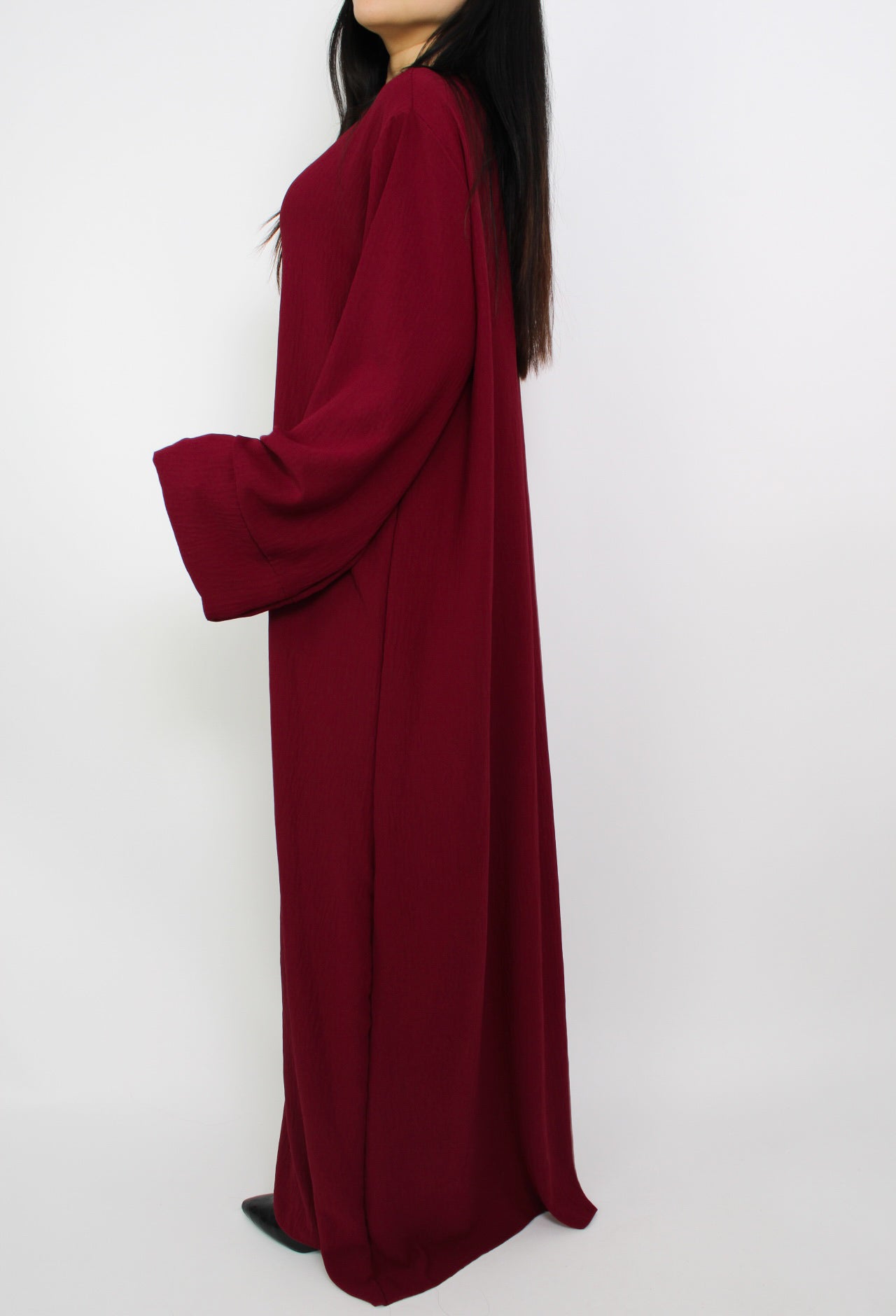 MERVE DRESS - BORDEAUX