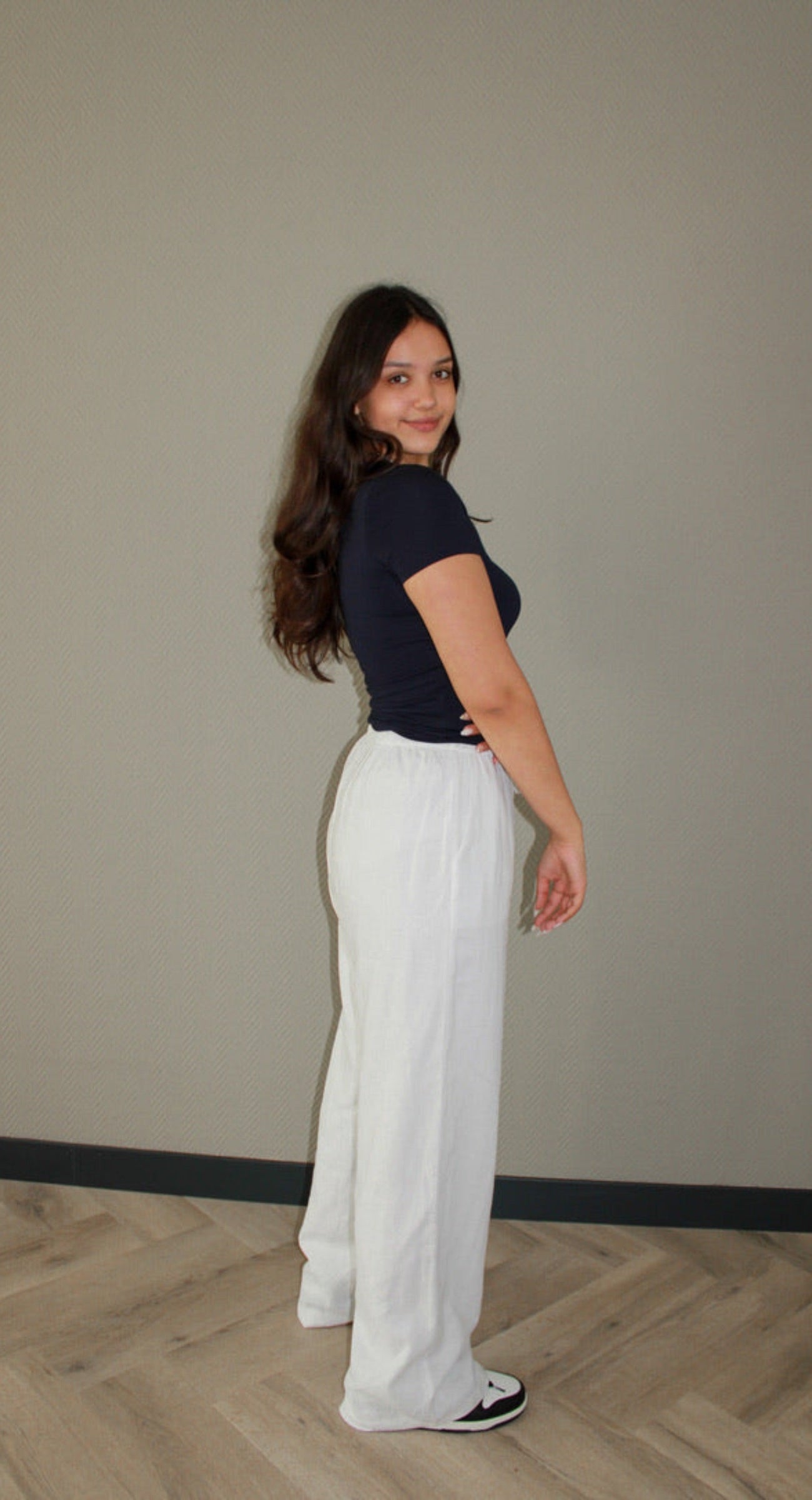 LINEN PANTS - WHITE