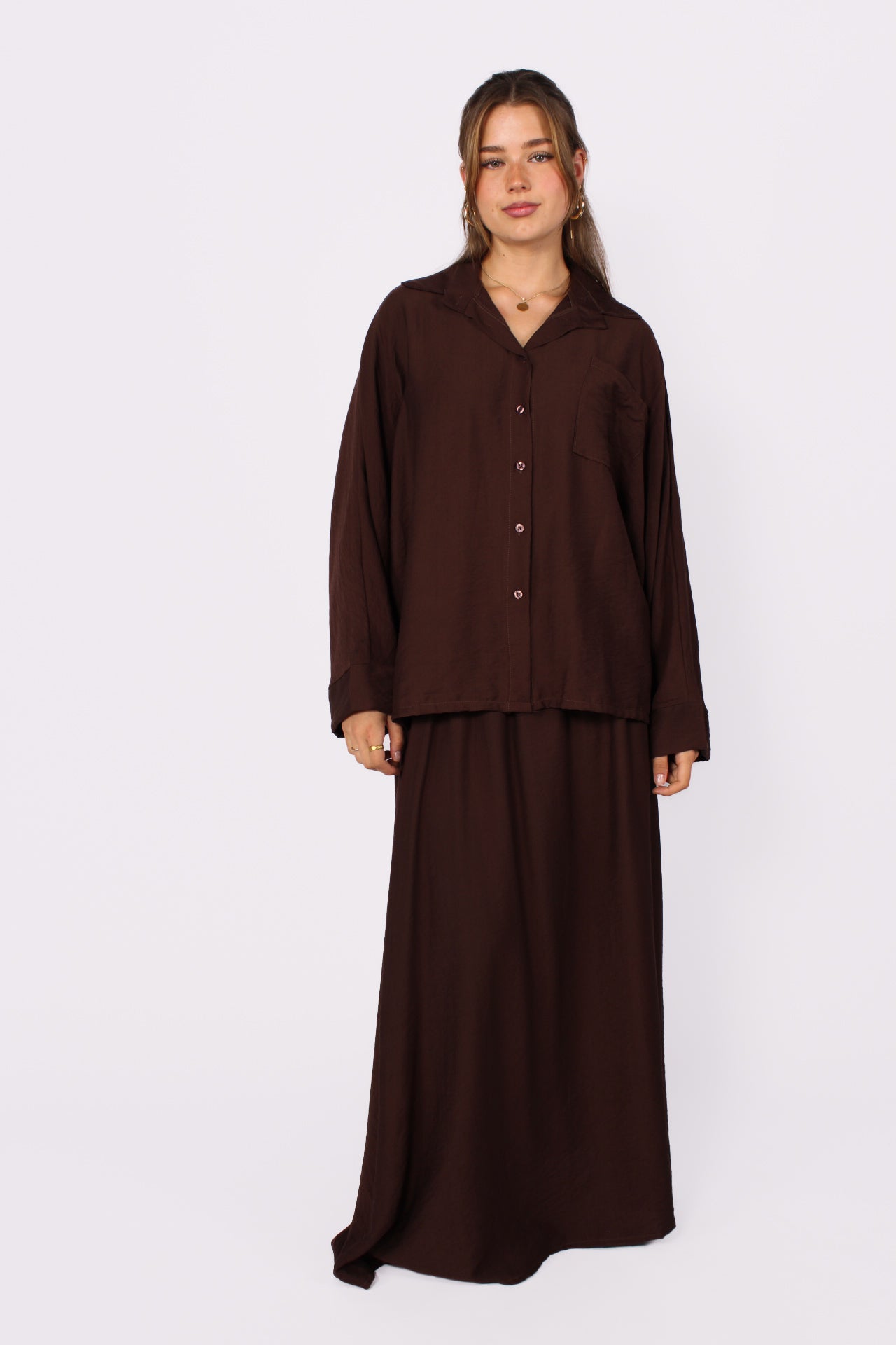 AMIRA SET -  DARK BROWN
