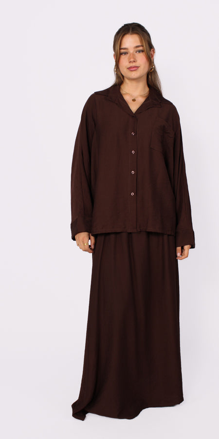 AMIRA SET -  DARK BROWN