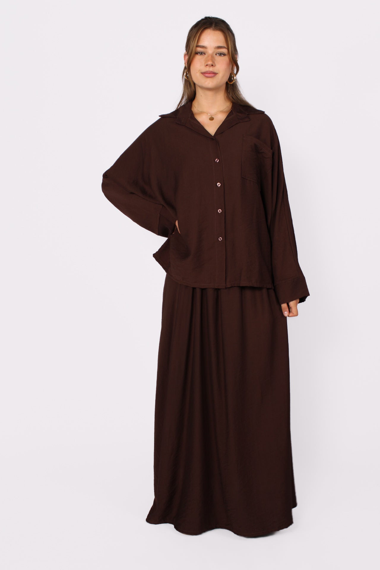 AMIRA SET -  DARK BROWN