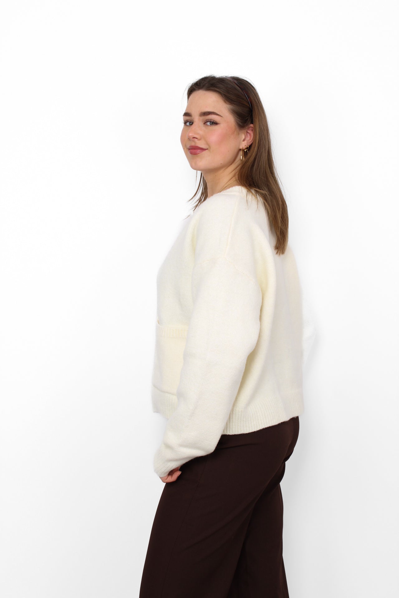 HAZEL CARDIGAN - CREME