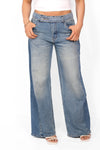 WIDE LEG JEANS 10019