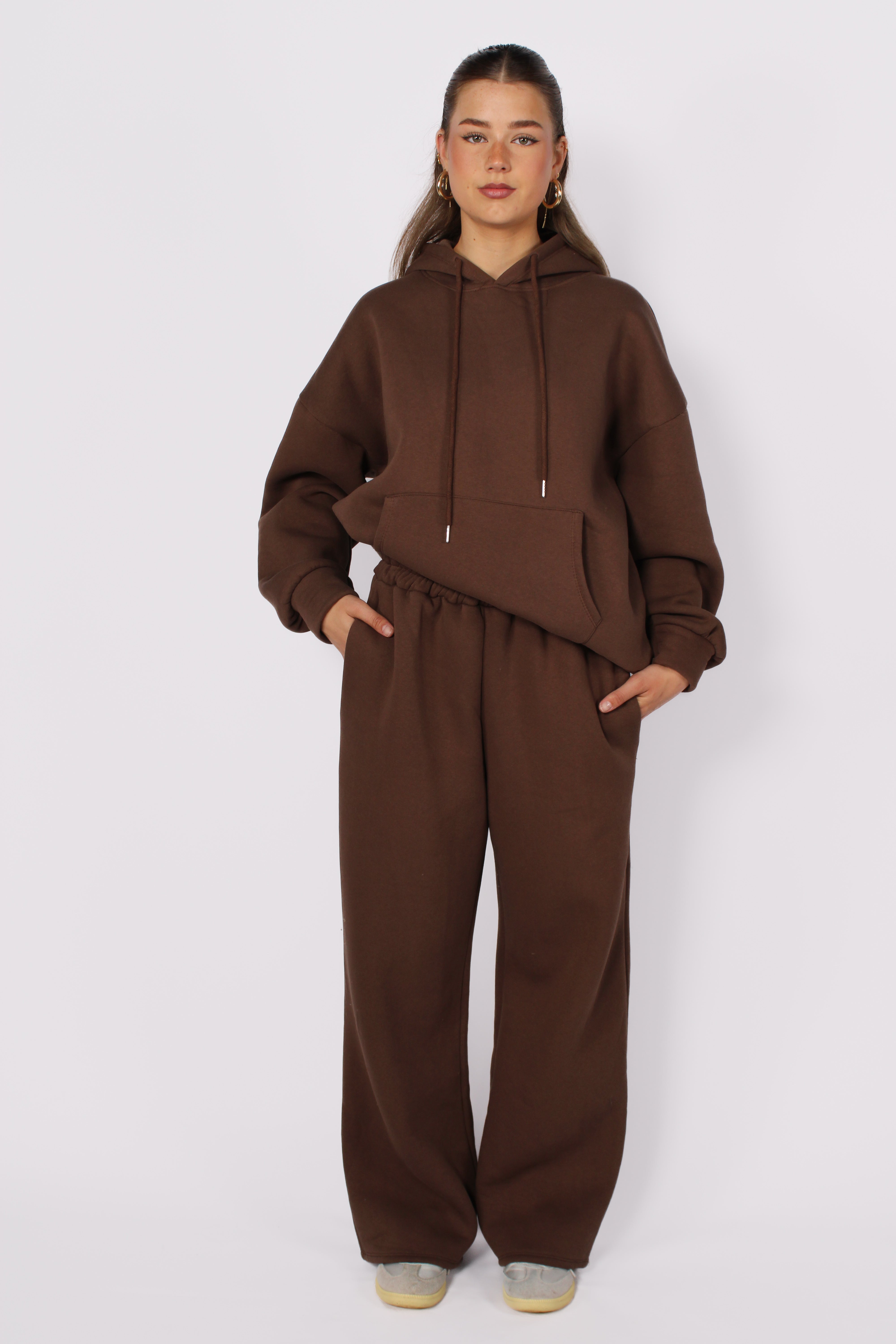COZY LOUNGE SET - DARK BROWN
