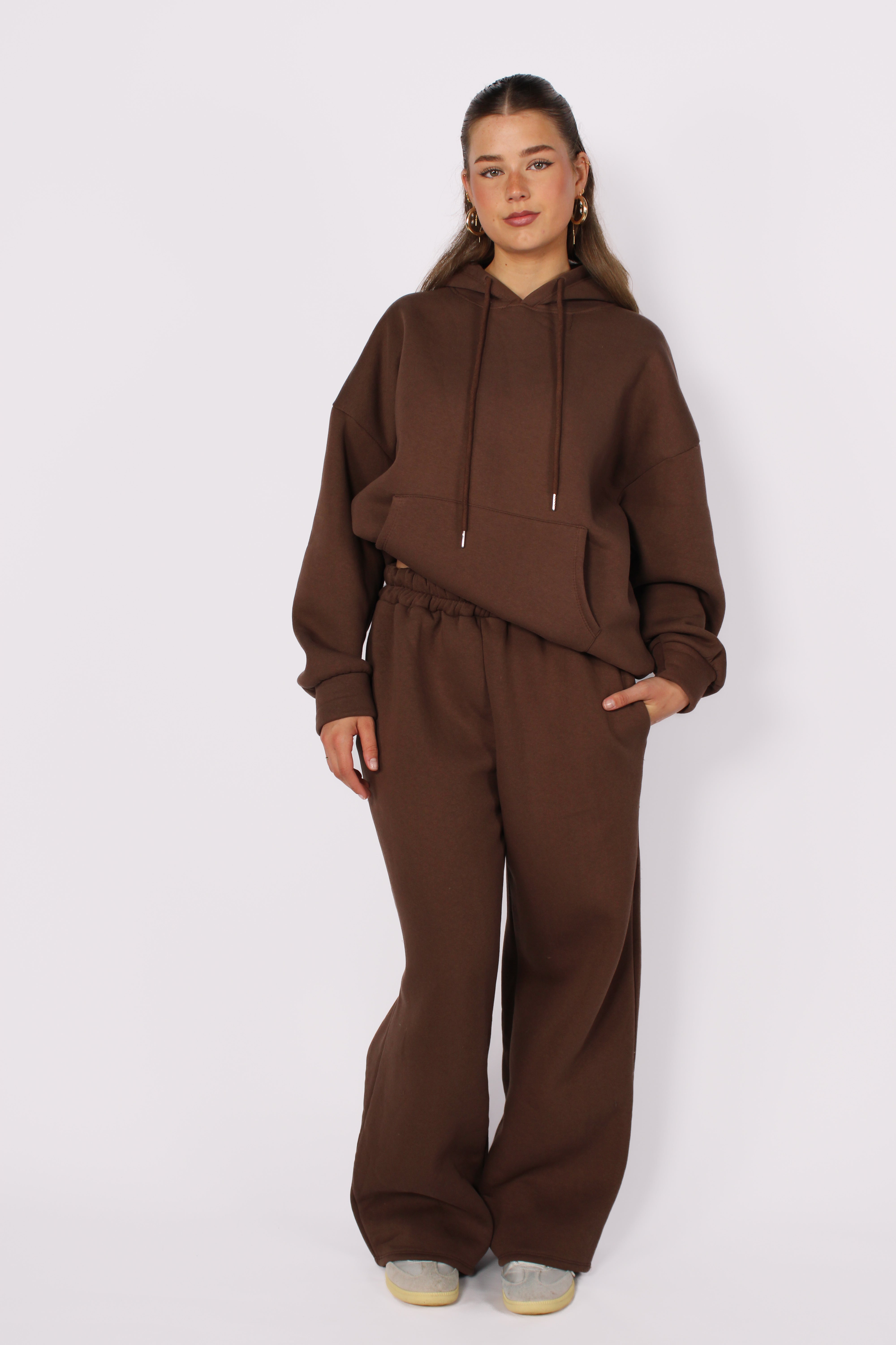 COZY LOUNGE SET - DARK BROWN