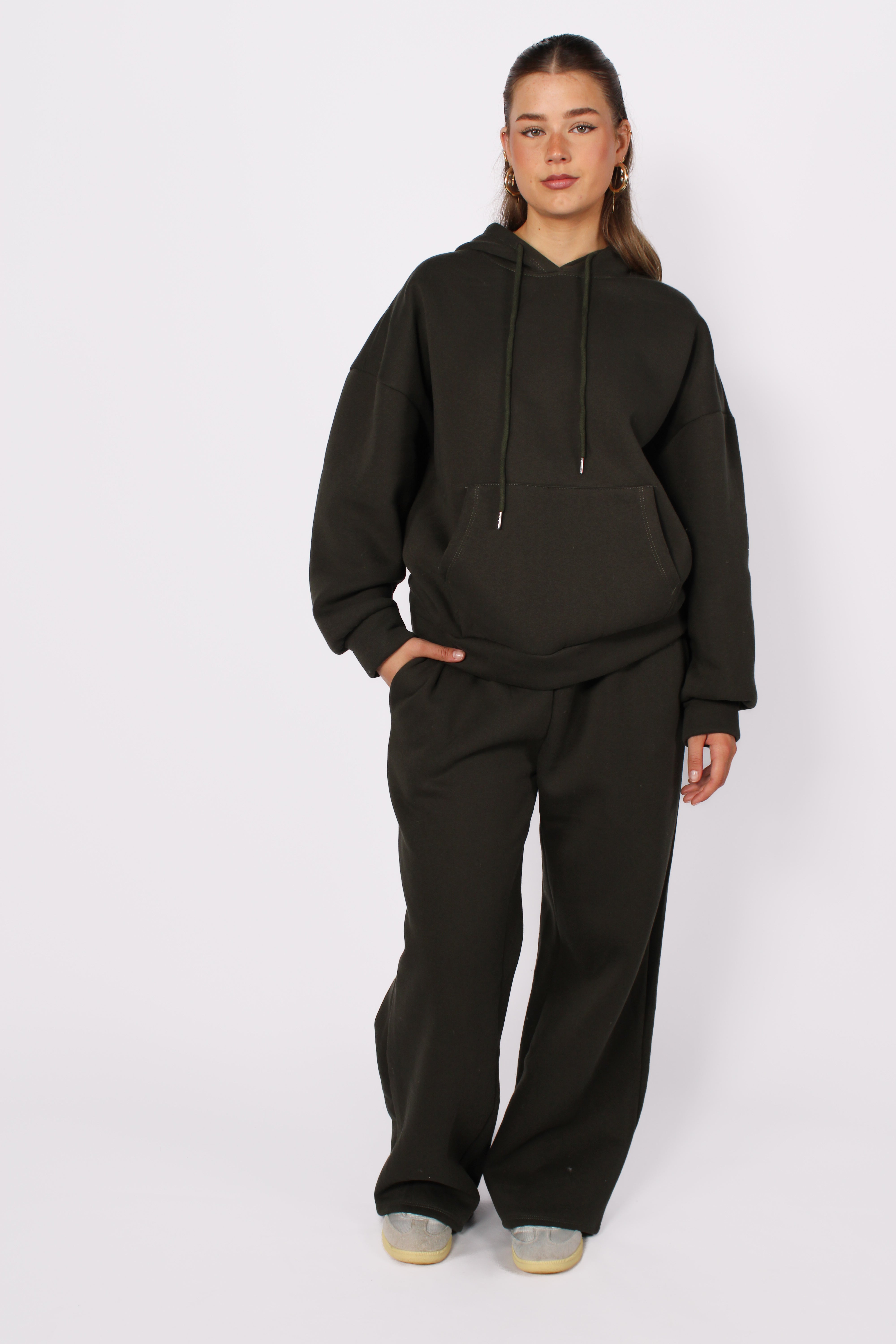 COZY LOUNGE SET - ARMY GREEN