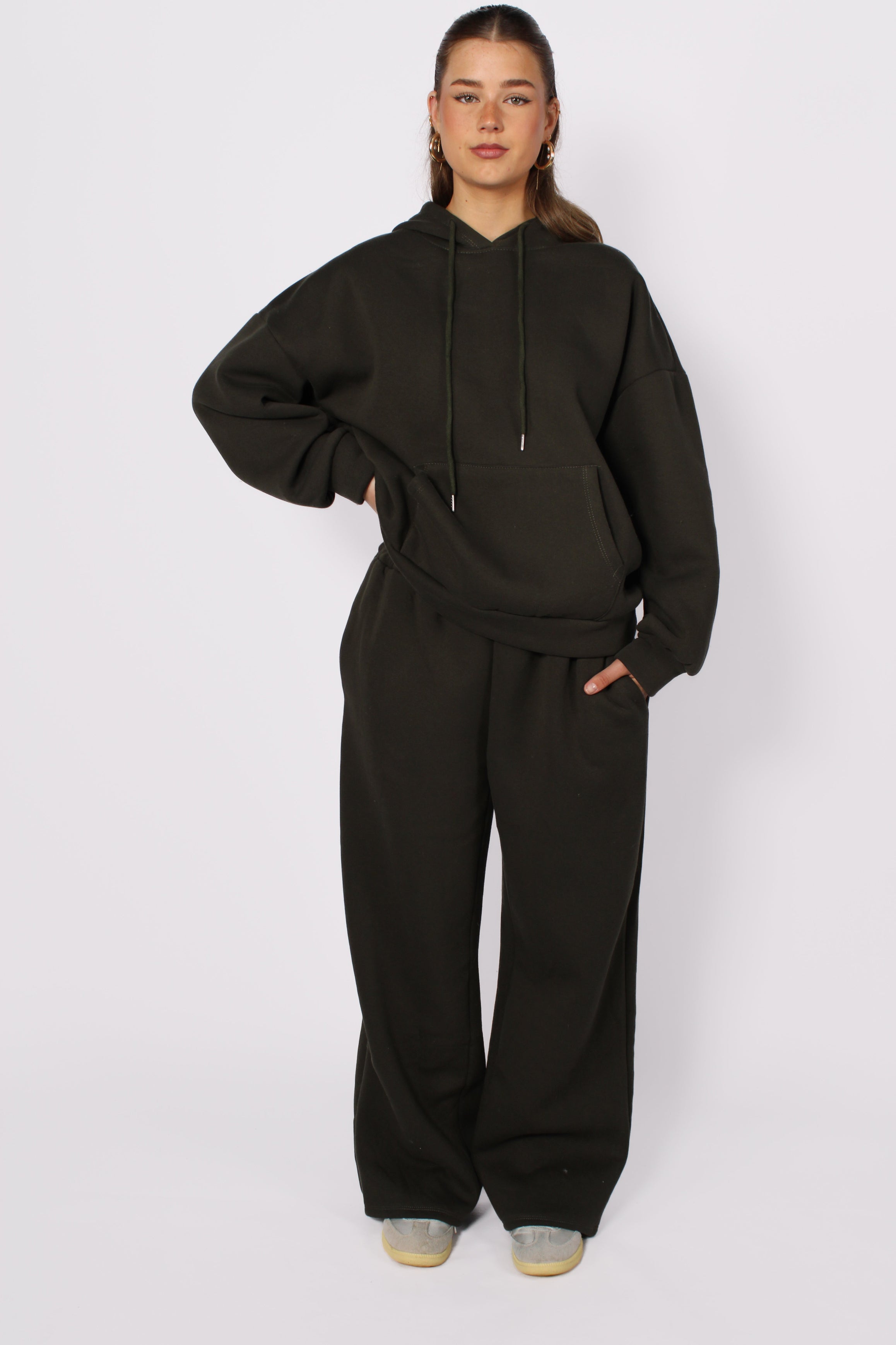 COZY LOUNGE SET - ARMY GREEN