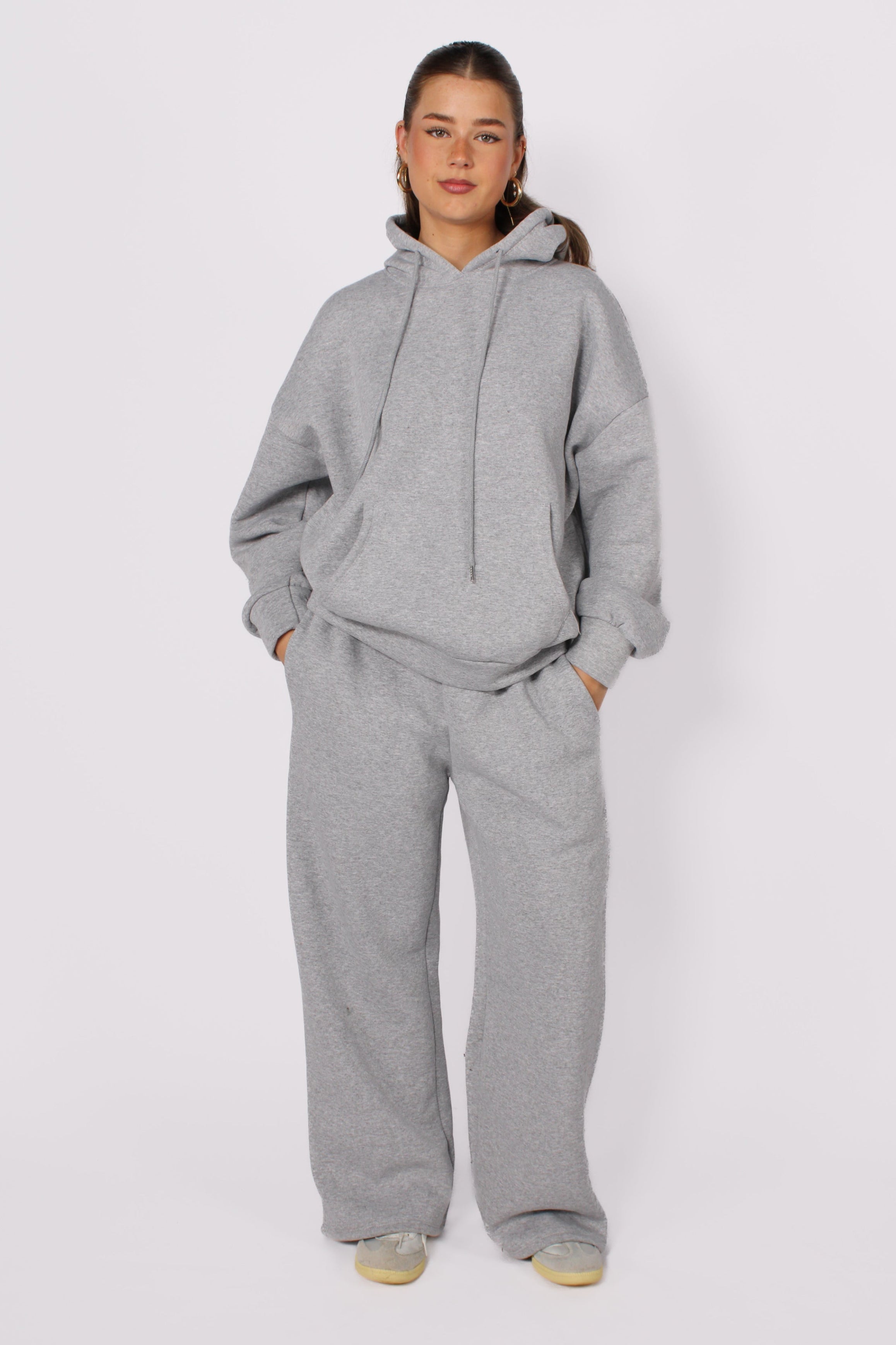 COZY LOUNGE SET - GREY MARL