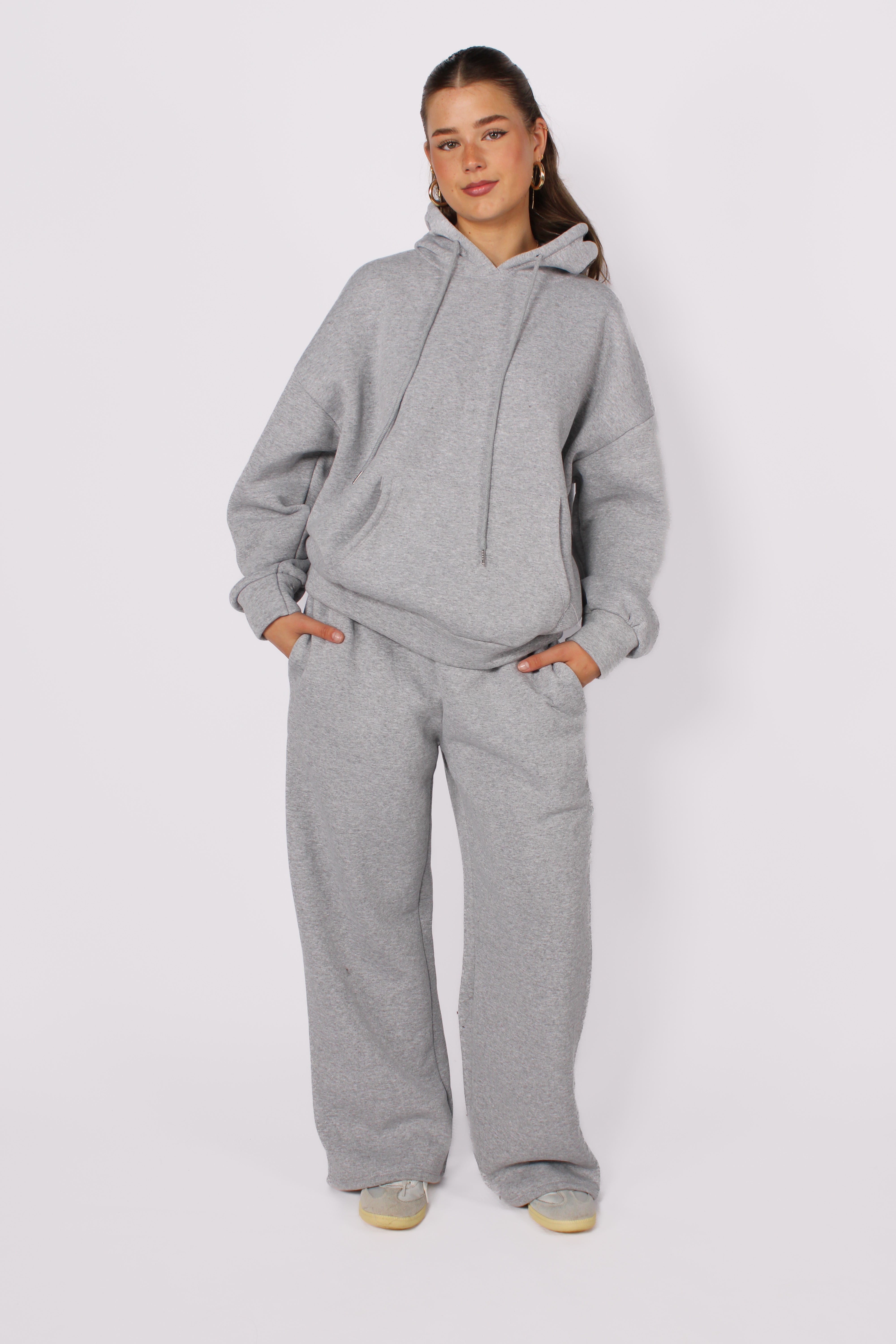 COZY LOUNGE SET - GREY MARL