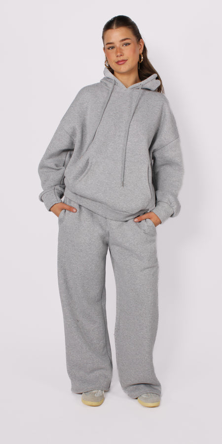COZY LOUNGE SET - GREY MARL