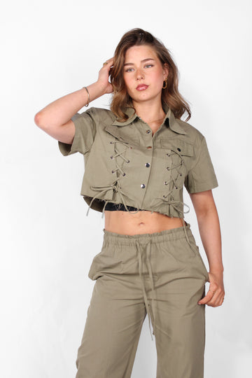 TIED UP BLOUSE