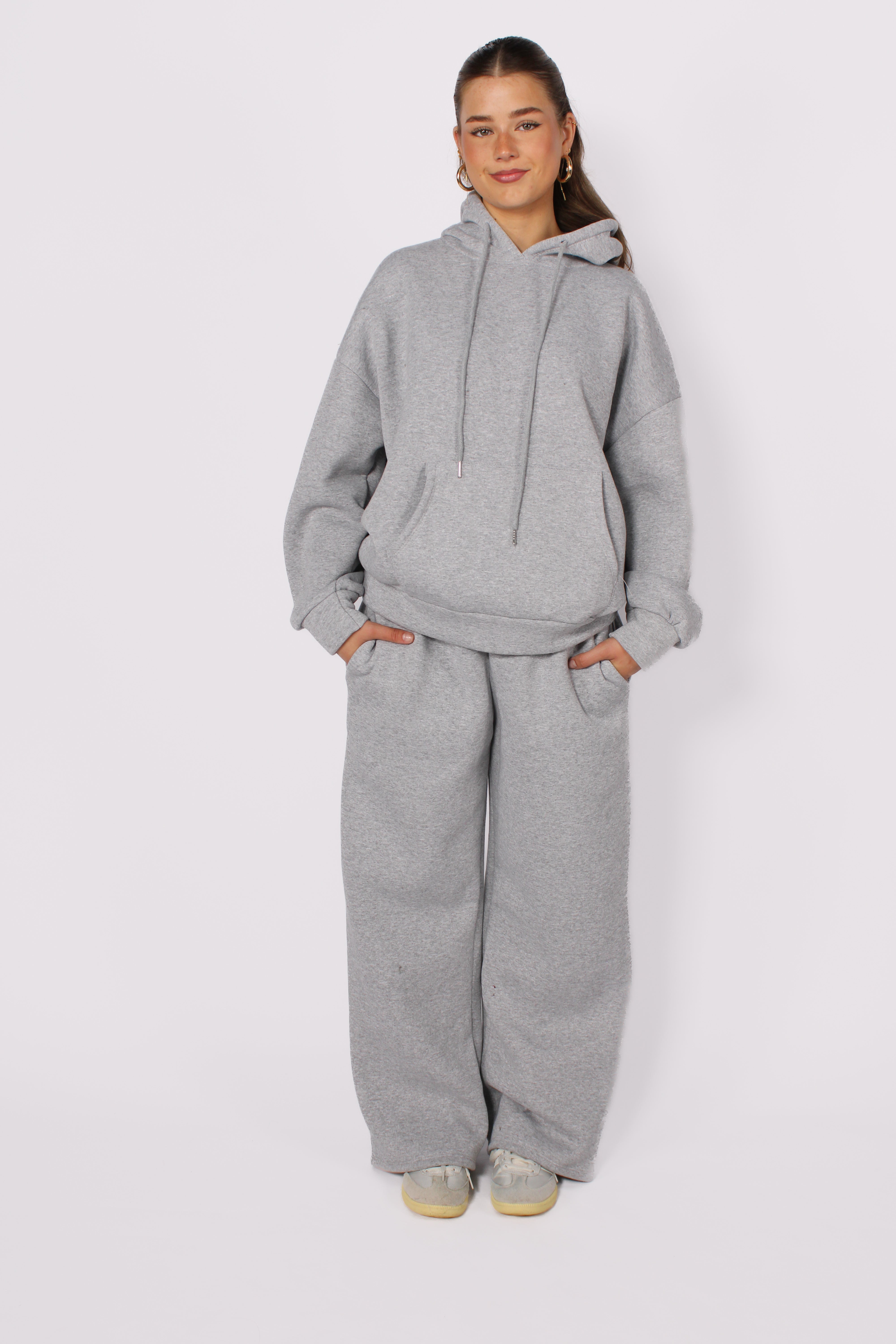 COZY LOUNGE SET - GREY MARL