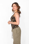 CAMOUFLAGE STUD TANK TOP