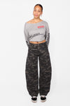 BALLOON CAMOU JEANS