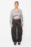 BALLOON CAMOU JEANS