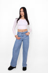 WIDE LEG JEANS 8510-3 -DENIM