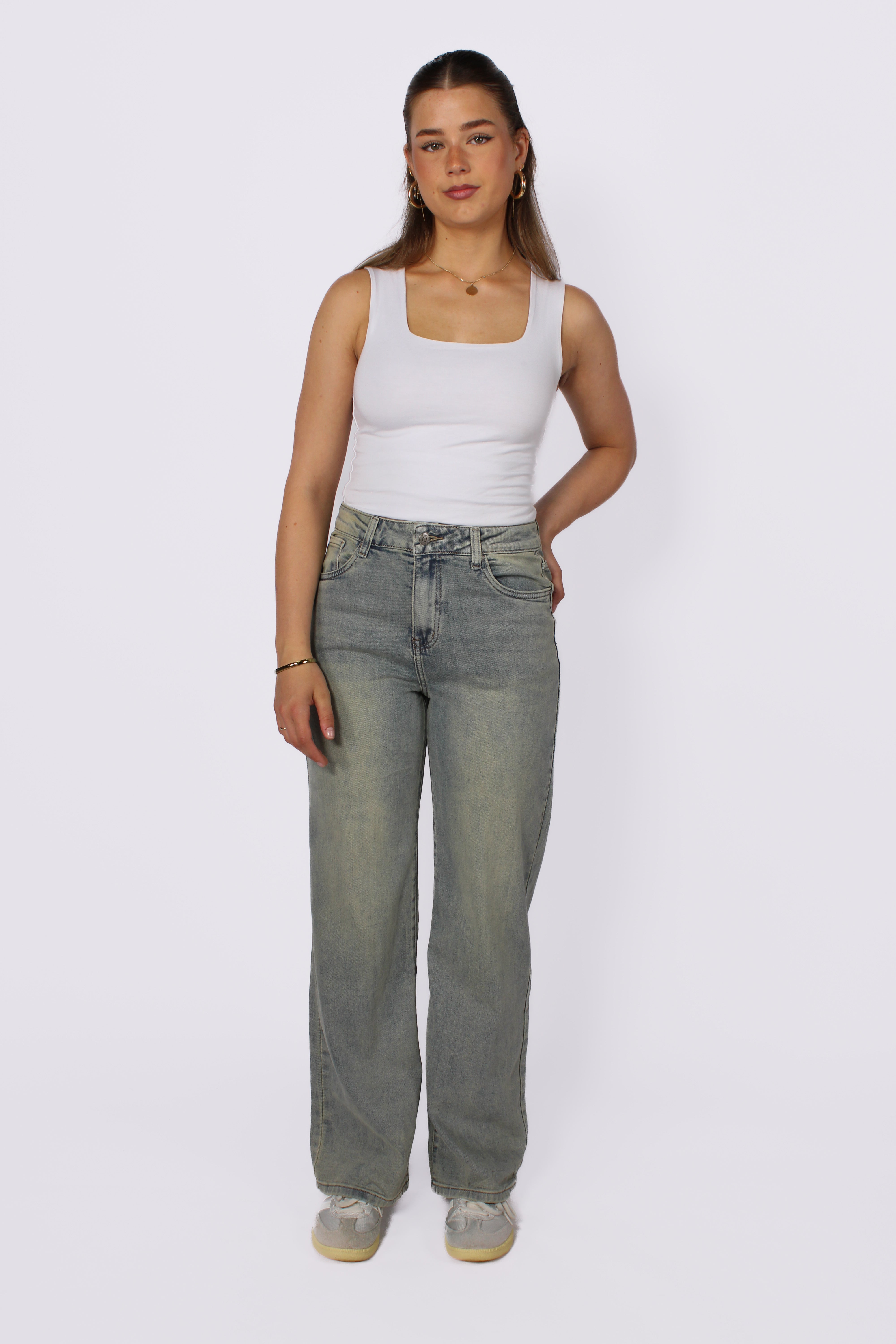 WIDE LEG JEANS 5268 - VINTAGE WASH