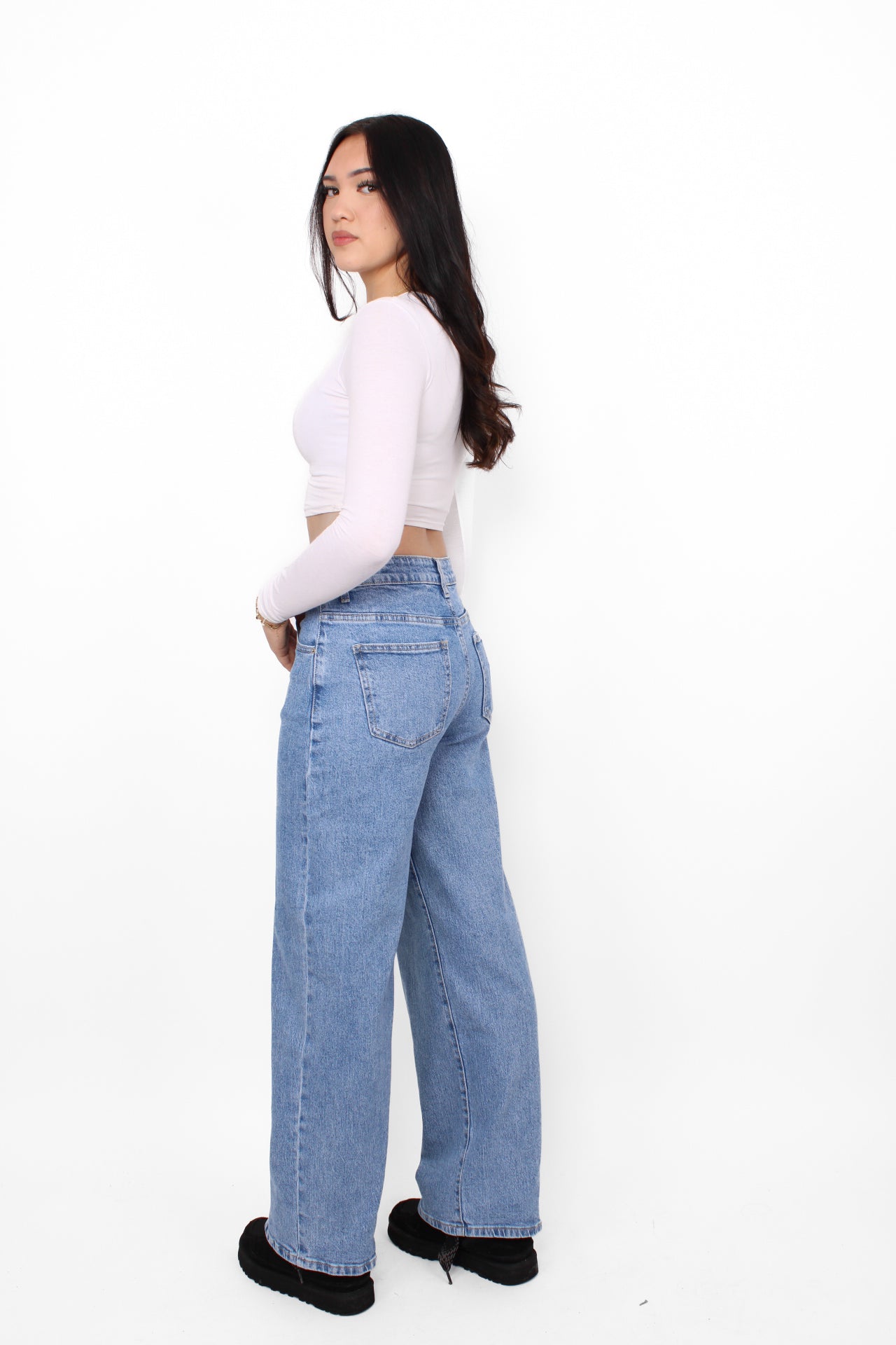 WIDE LEG JEANS 8510-3 -DENIM