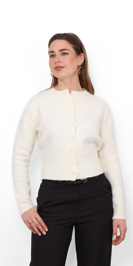 BLAIR CARDIGAN - CREME