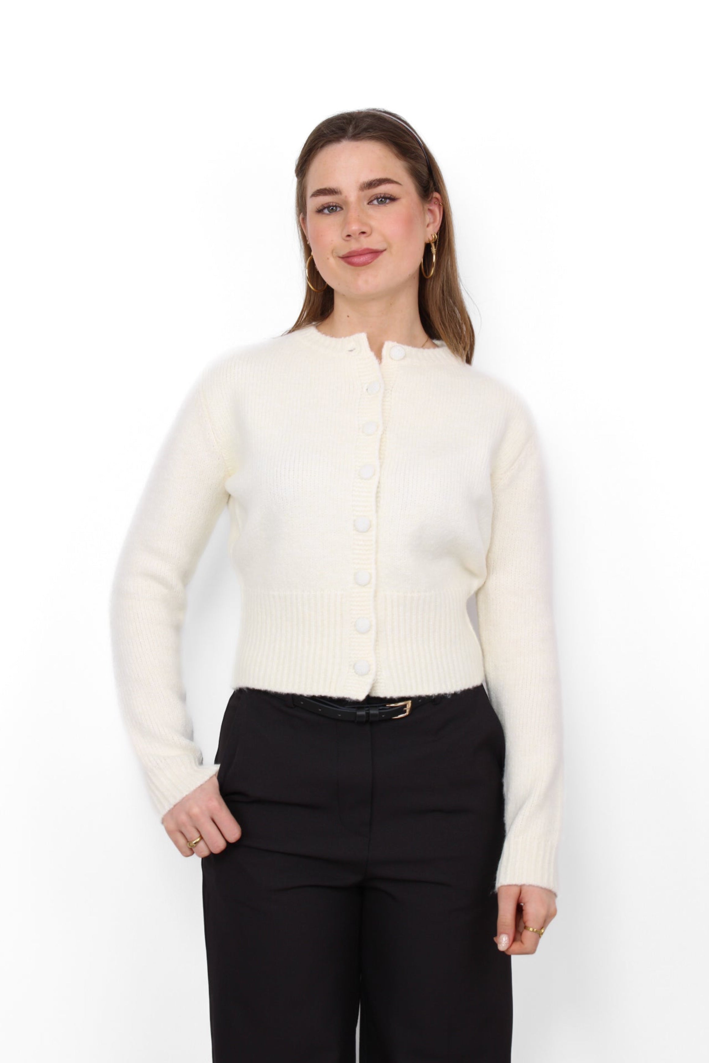 BLAIR CARDIGAN - CREME