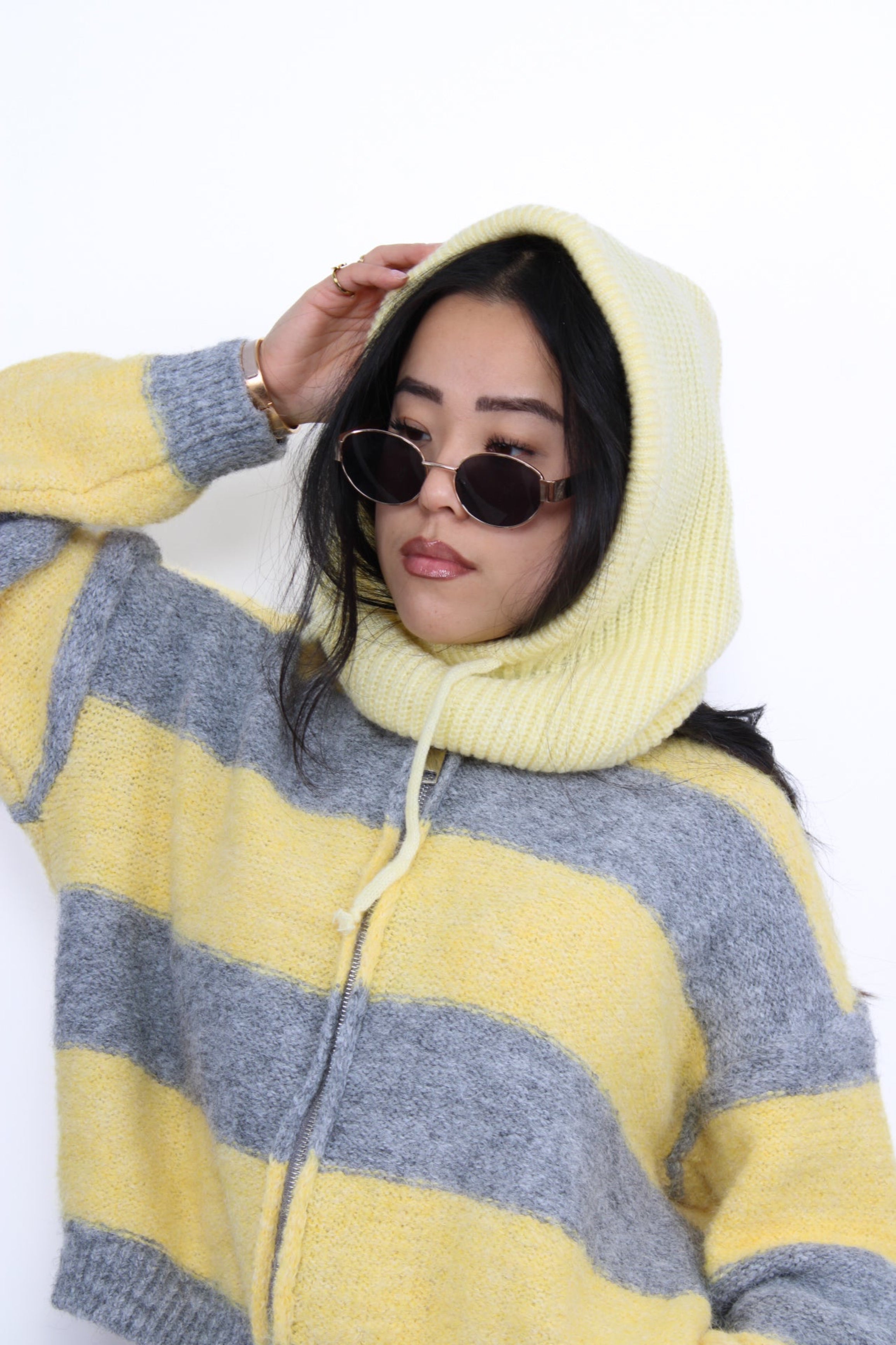 BALACLAVA KNITTED - BUTTER YELLOW