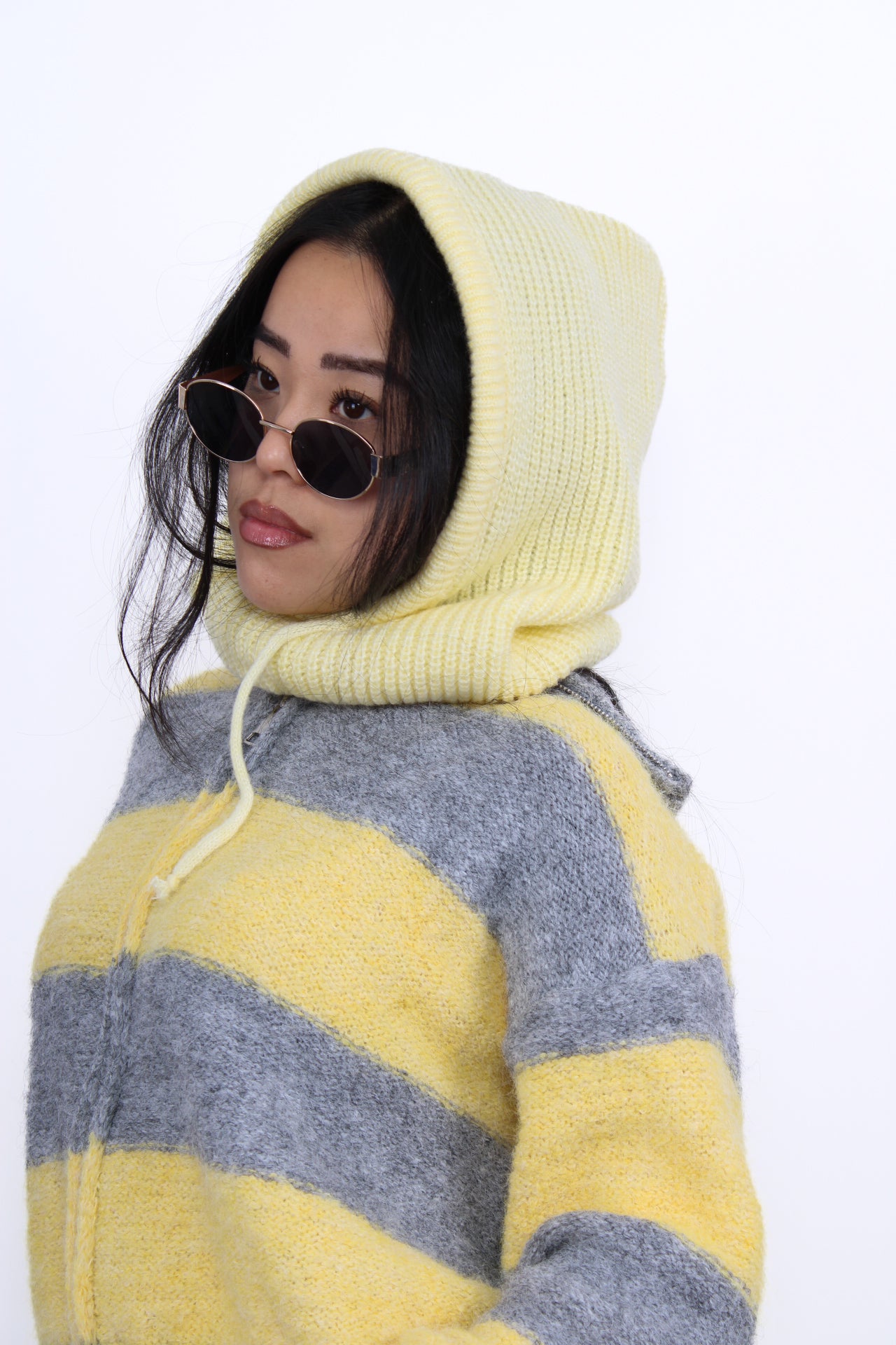 BALACLAVA KNITTED - BUTTER YELLOW