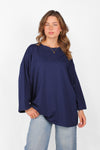 OVERSIZED COTTON LONG SLEEVE