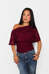 DINNER DATE LACE TOP