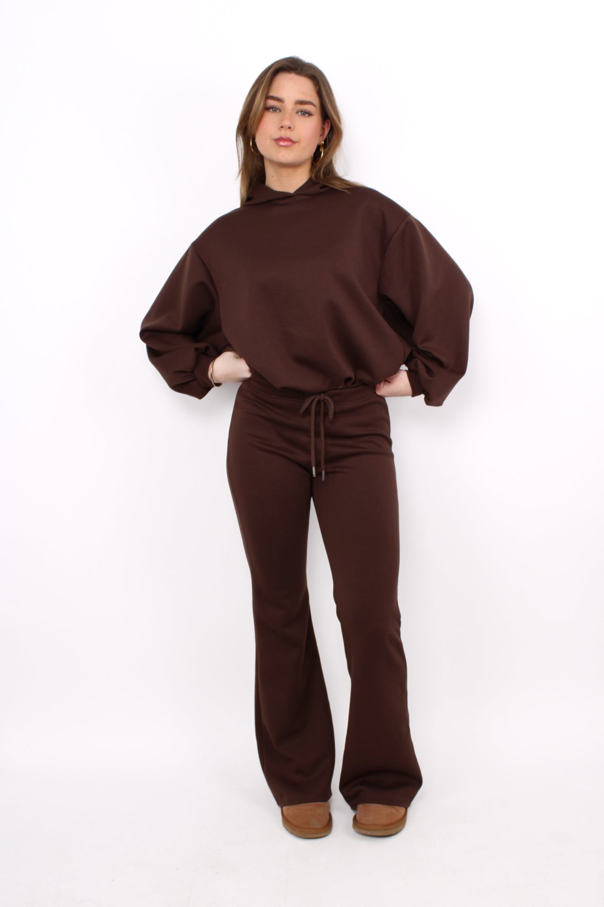 ALL DAY COZY SET - BROWN