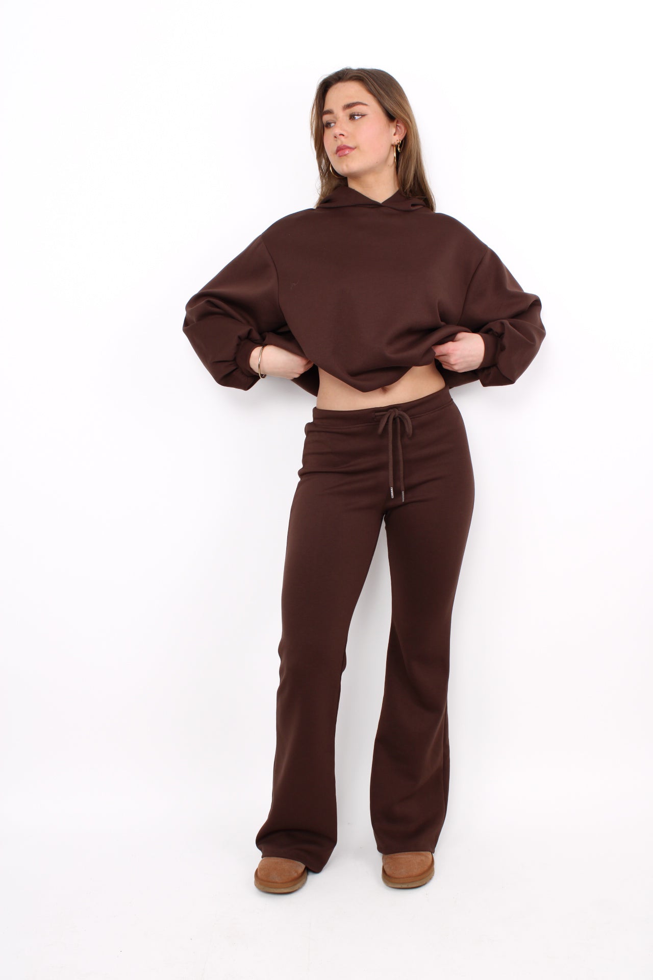 ALL DAY COZY SET - BROWN