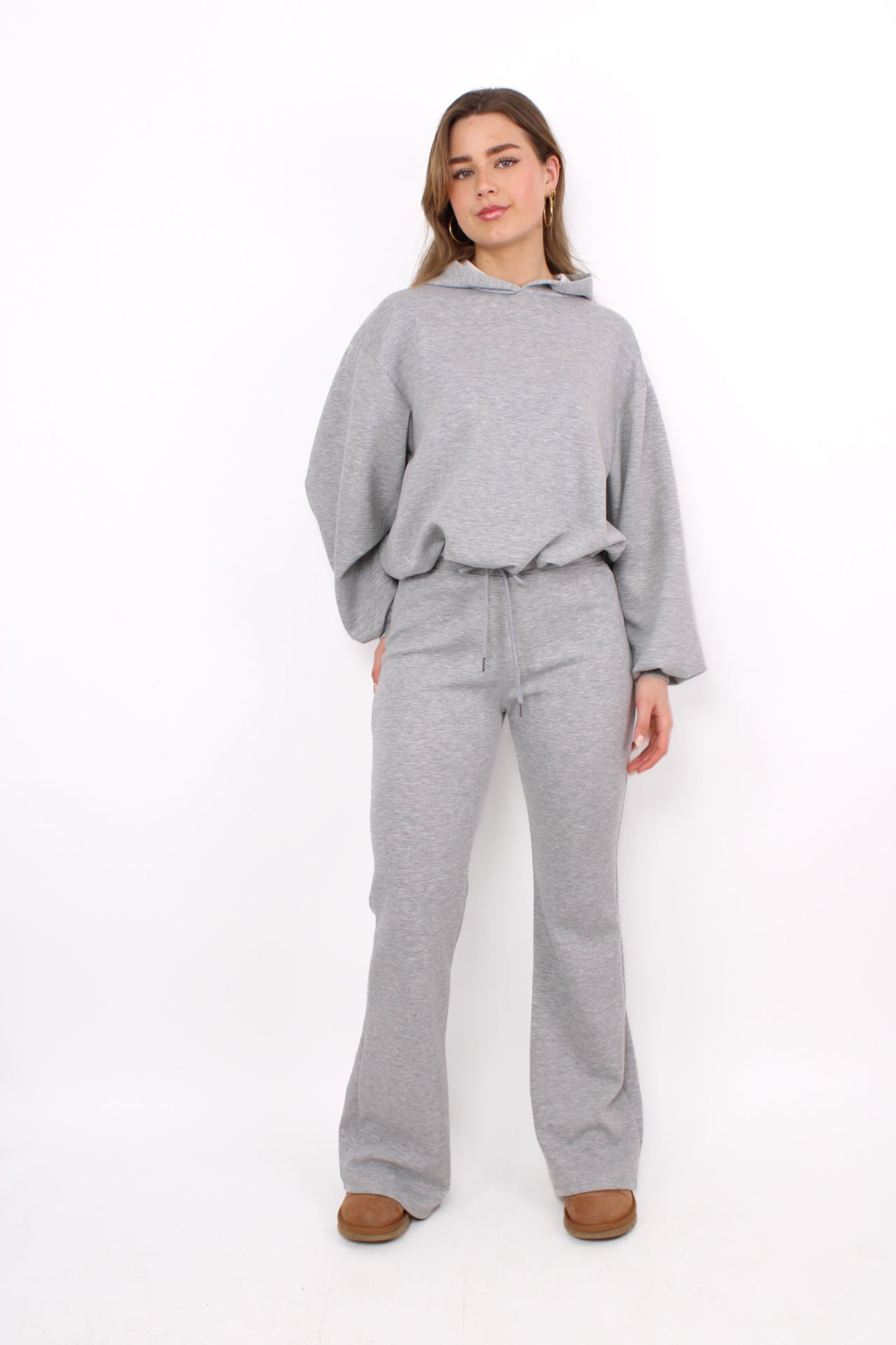 ALL DAY COZY SET - GREY MARL