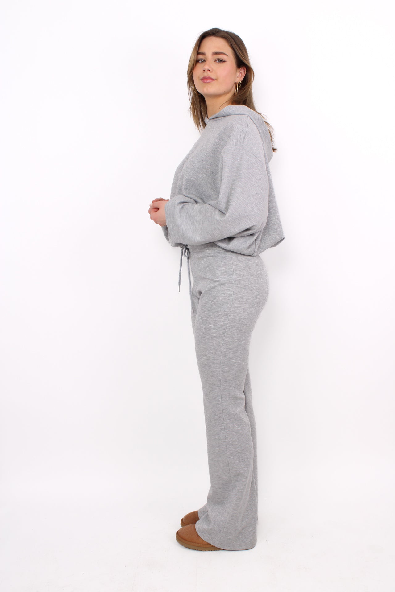 ALL DAY COZY SET - GREY MARL