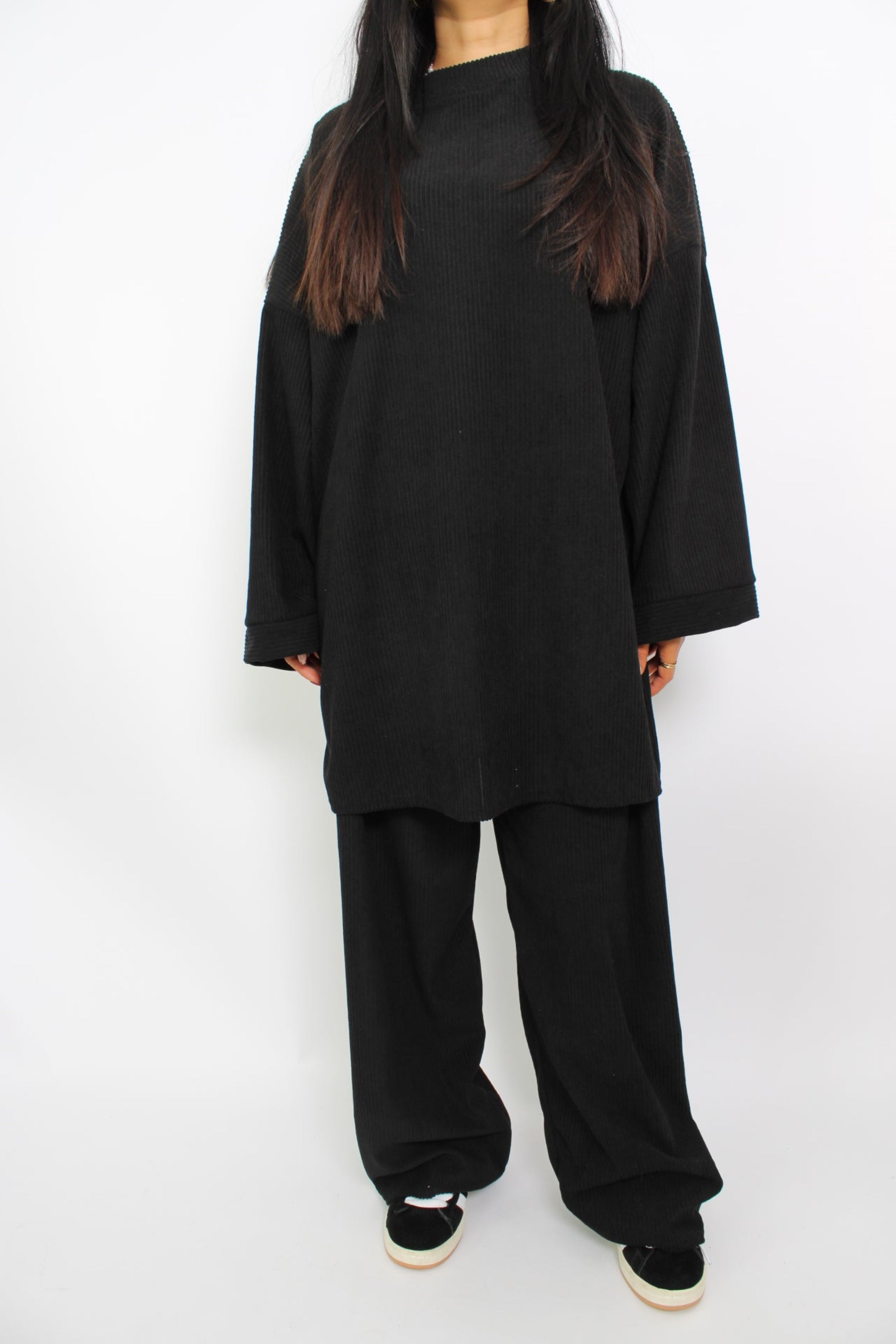 CORDUROY SET - BLACK
