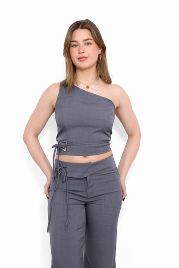 MEGAN TOP - GREY