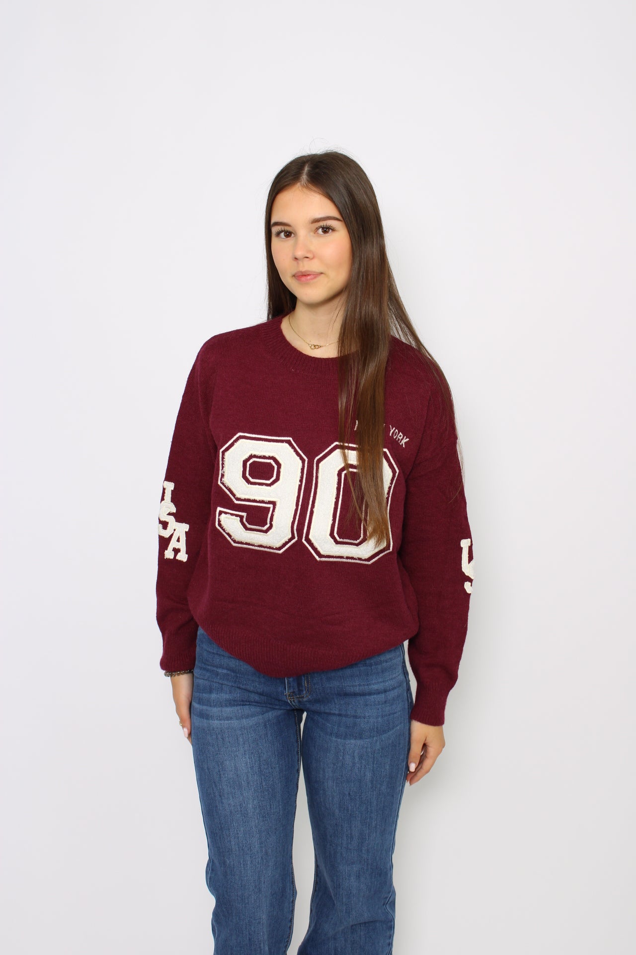 NEW YORK SWEATER - BURGUNDY